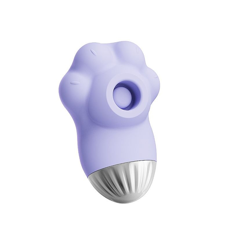 Vibrador de Clitóris / com Pulsação - Formato de Patinha - 6.8 x 3.8 - Rosa