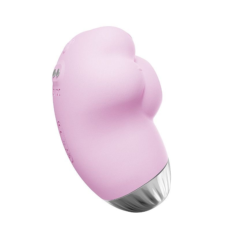 Vibrador de Clitóris / com Pulsação - Formato de Patinha - 6.8 x 3.8 - Rosa