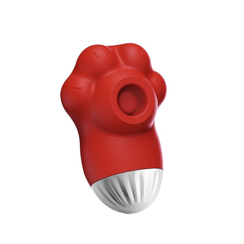 Vibrador de Clitóris / com Pulsação - Formato de Patinha - 6.8 x 3.8 - Roxo