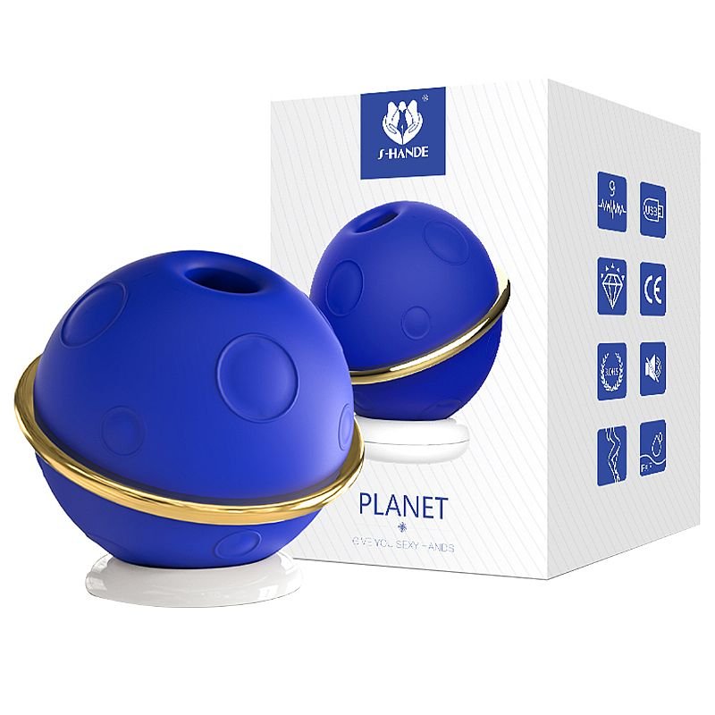 Vibrador de Clitóris com Pulsação - Planet - S-Hande - Laranja