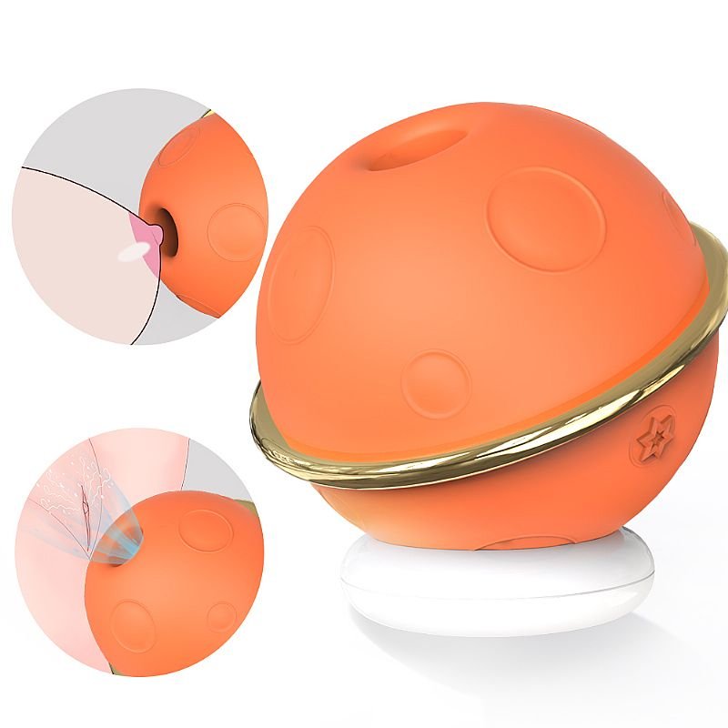 Vibrador de Clitóris com Pulsação - Planet - S-Hande - Laranja