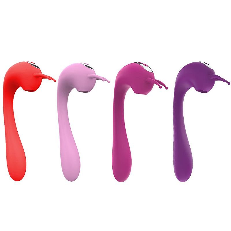 Vibrador de Clitóris com Pulsação - Recarregável - Green Baby - Rosa