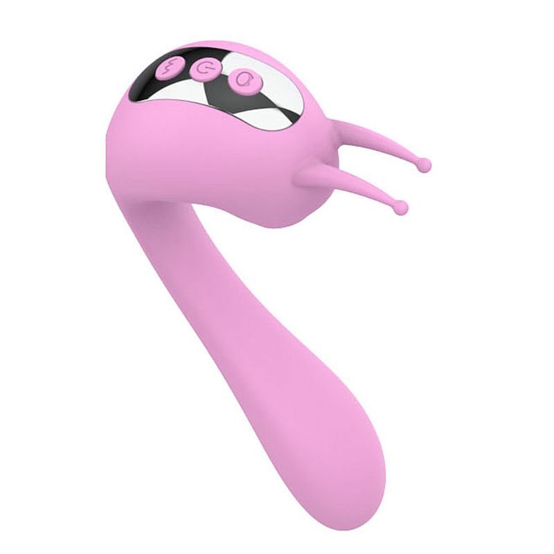 Vibrador de Clitóris com Pulsação - Recarregável - Green Baby - Rosa