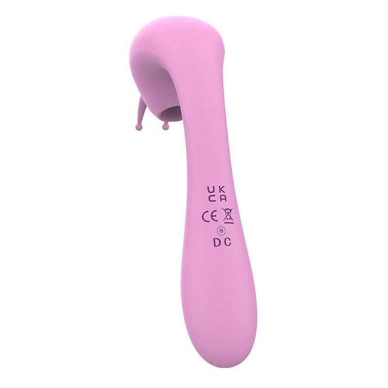 Vibrador de Clitóris com Pulsação - Recarregável - Green Baby - Rosa