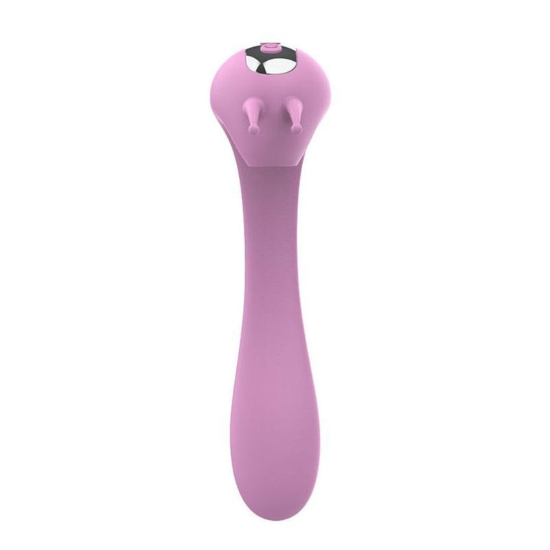 Vibrador de Clitóris com Pulsação - Recarregável - Green Baby - Rosa