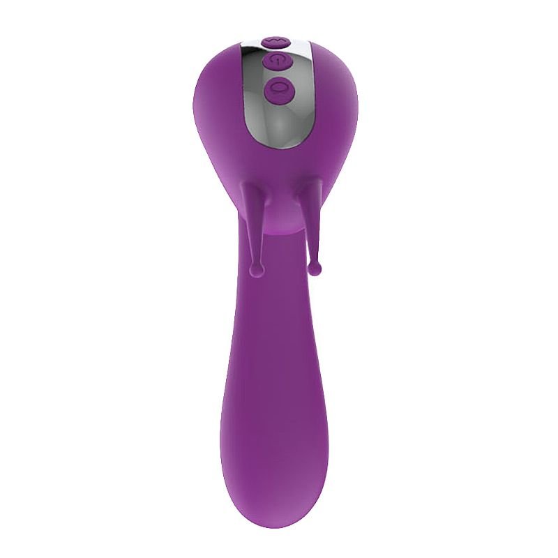 Vibrador de Clitóris com Pulsação - Recarregável - Green Baby - Rosa