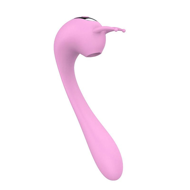 Vibrador de Clitóris com Pulsação - Recarregável - Green Baby - Roxo