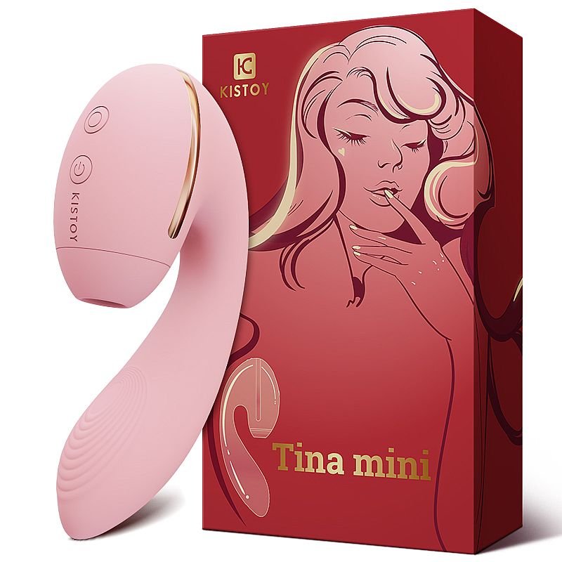 Vibrador de Clitóris com Pulsação - Tina Mini - Kistoy - Roxo