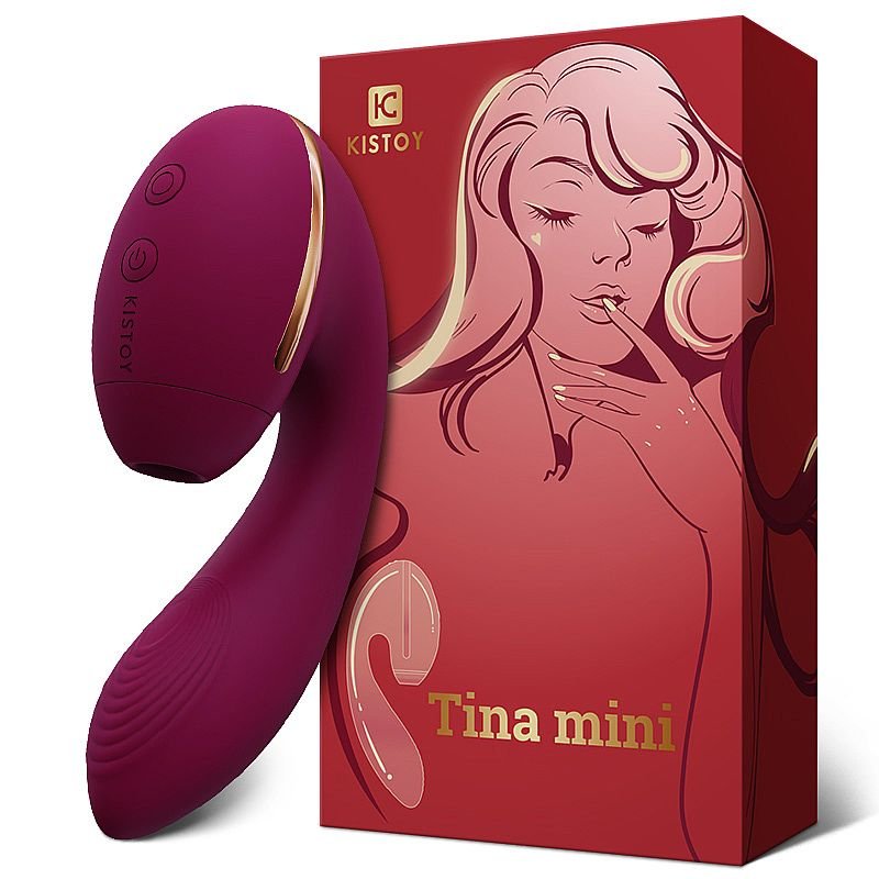 Vibrador de Clitóris com Pulsação - Tina Mini - Kistoy - Roxo