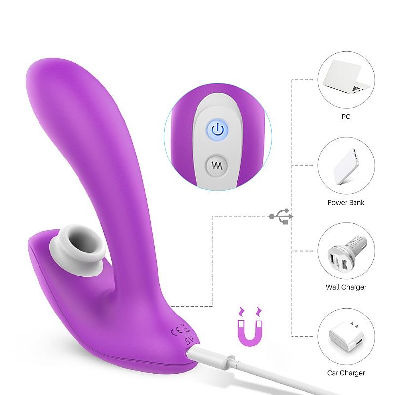 Vibrador de Clitóris com Pulsação - Tricker - S-Hande - Pink