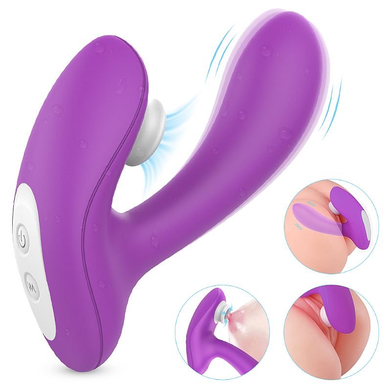 Vibrador de Clitóris com Pulsação - Tricker - S-Hande - Roxo