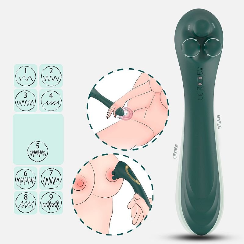 Vibrador de Clitóris com Rotação - S-Hande - Roxo