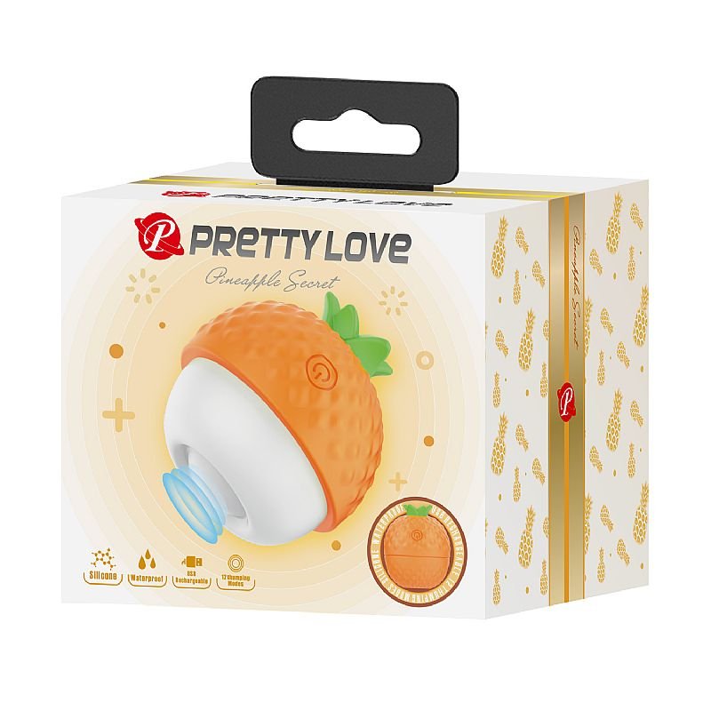 Vibrador de Clitóris com Tapping - Abacaxi - Pretty Love