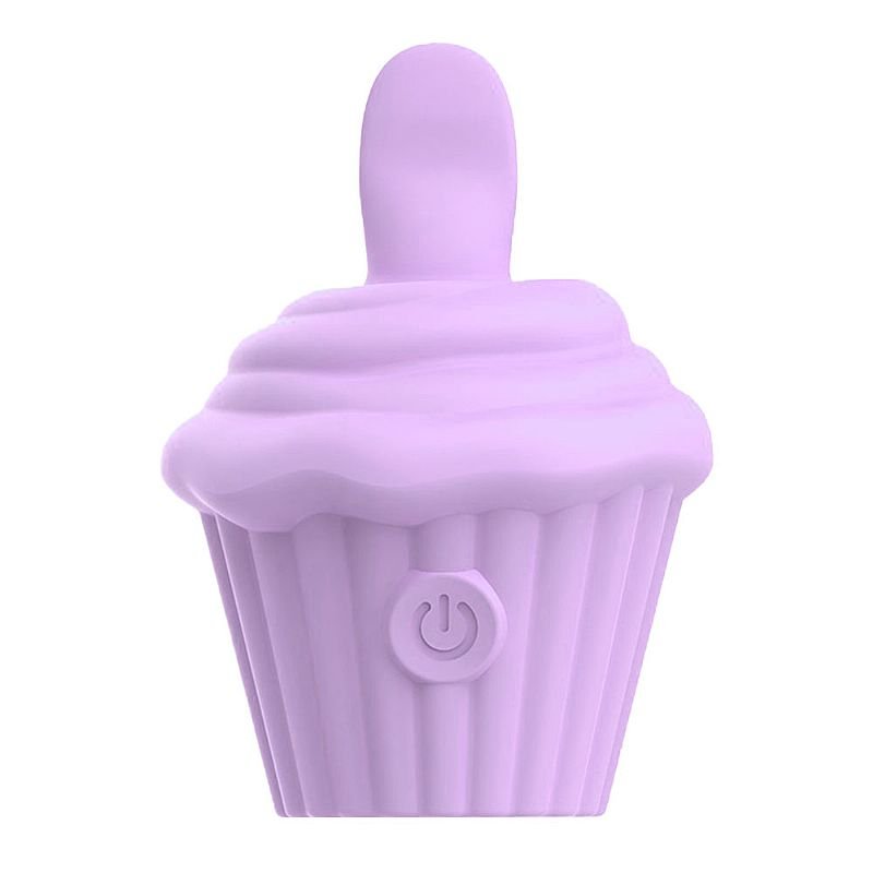 Vibrador de Clitóris - Cupcake com Língua - Rosa