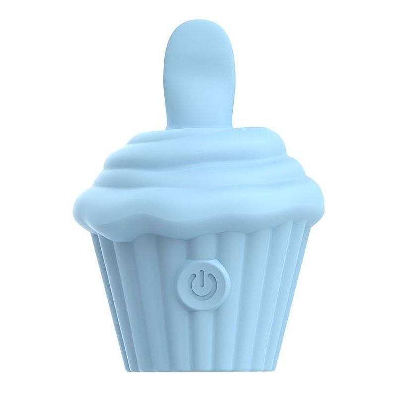 Vibrador de Clitóris - Cupcake com Língua - Rosa