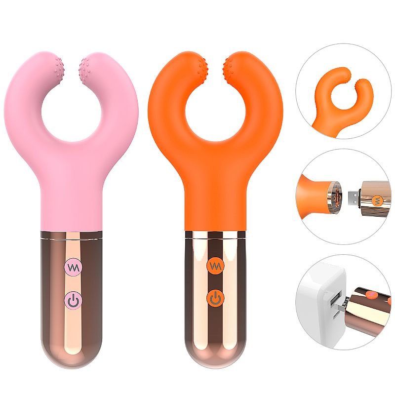 Vibrador de Clitóris - Donuts - S-Hande - Laranja