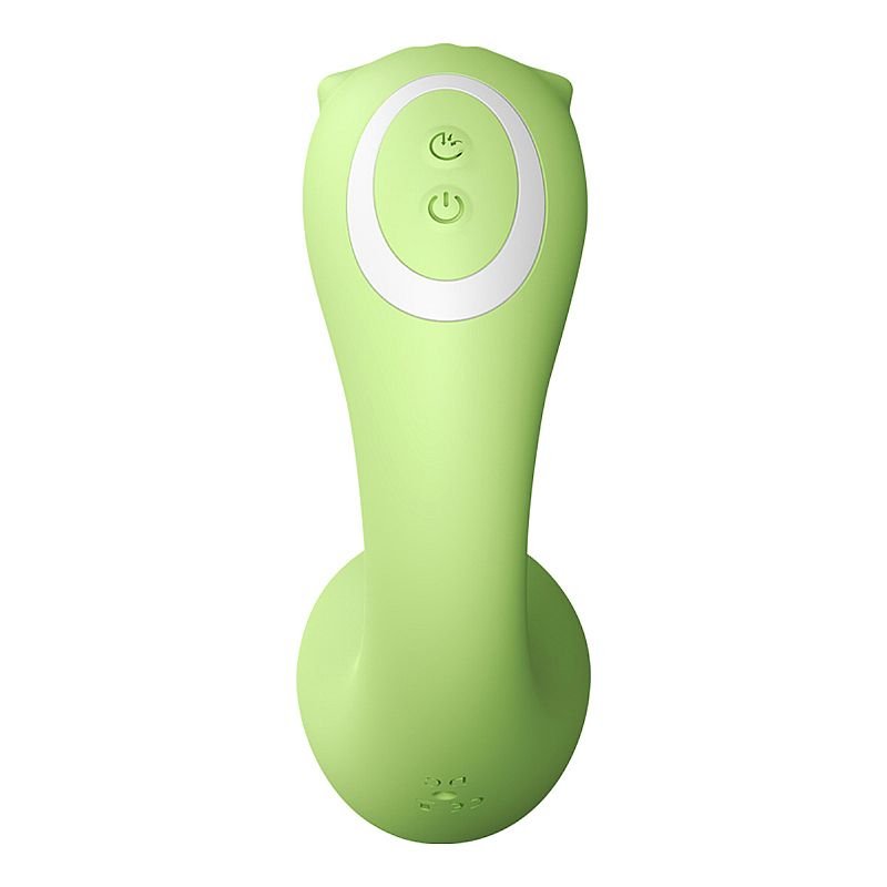 Vibrador de Clitóris e Ponto G com Pulsação via APP - Verde