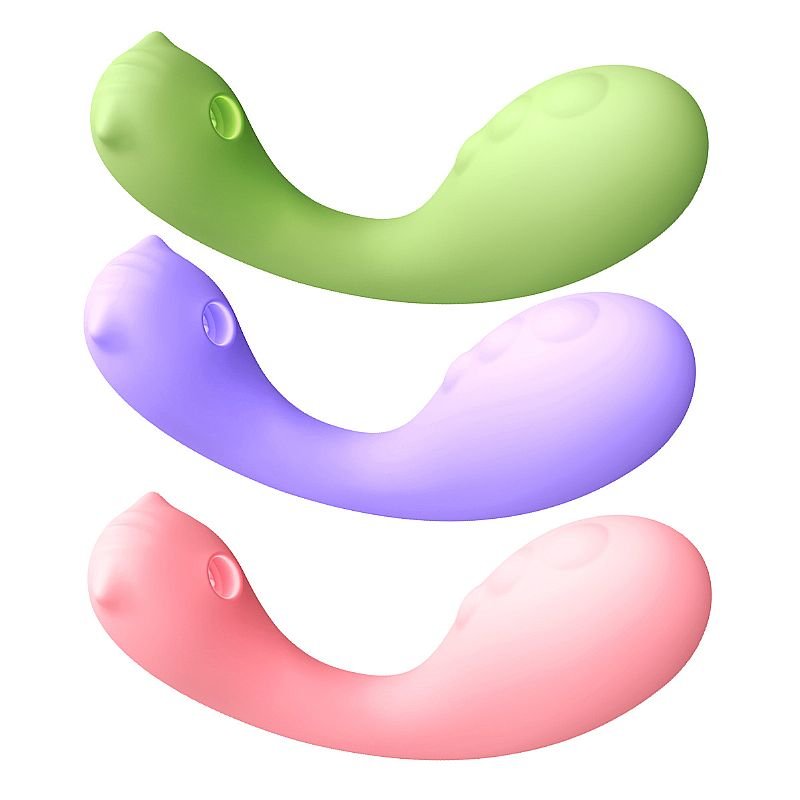 Vibrador de Clitóris e Ponto G com Pulsação via APP - Verde