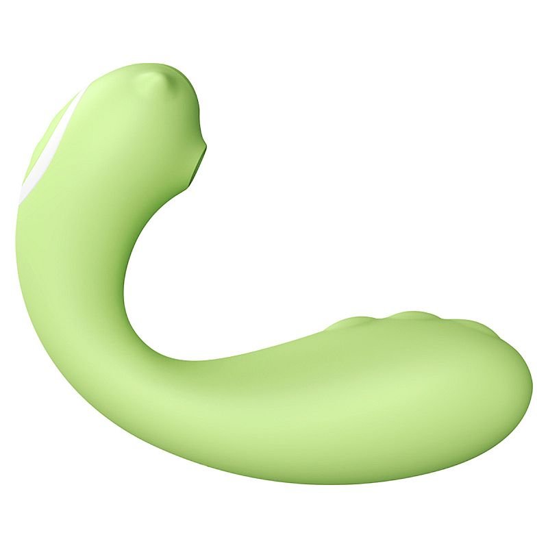 Vibrador de Clitóris e Ponto G com Pulsação via APP - Verde