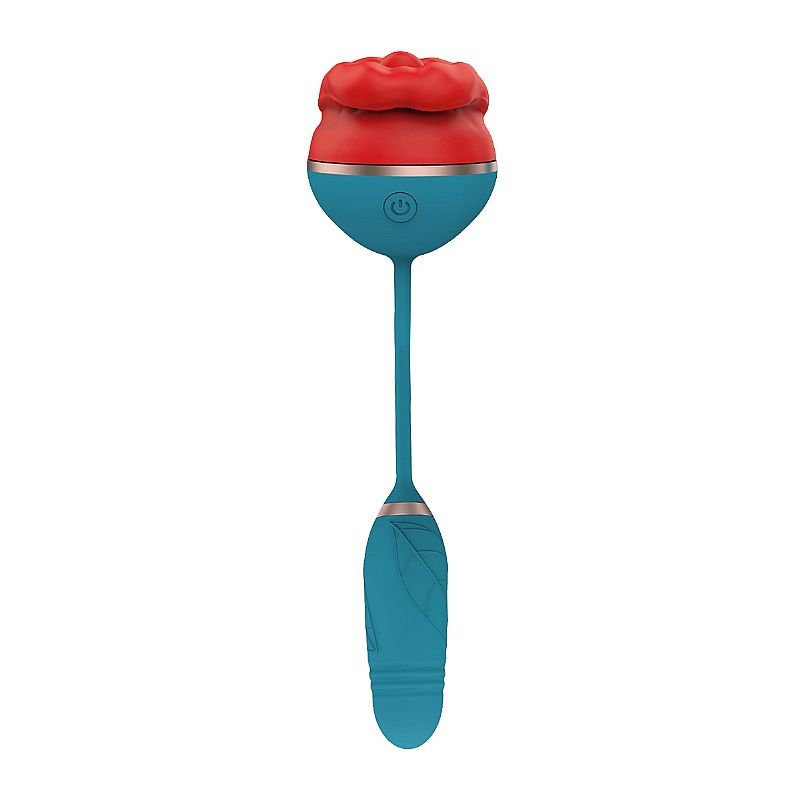 Vibrador de clitóris formato de Boca com Bullet Vai e vem