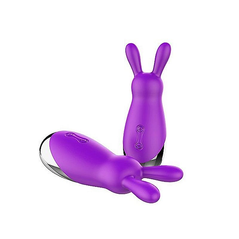 Vibrador de Clitóris Formato de coelho - Roxo