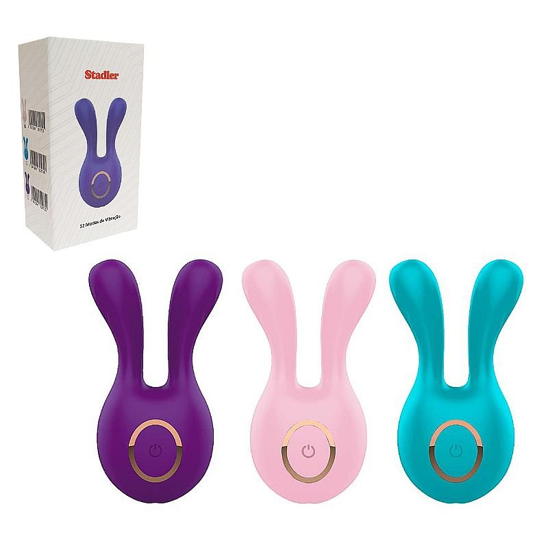 Vibrador de Clitóris - Formato de Coelho - Stlader - Rosa