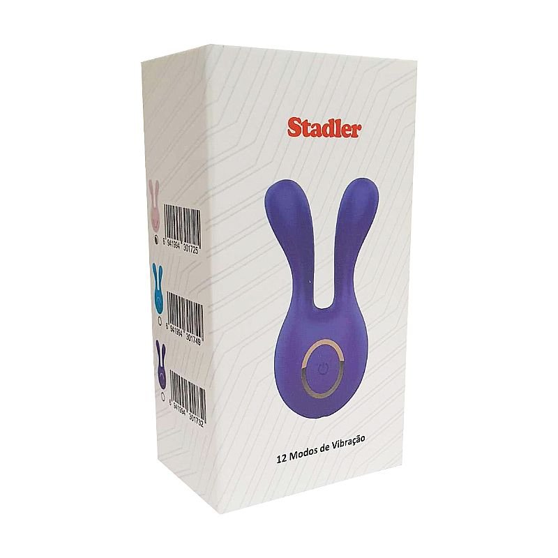 Vibrador de Clitóris - Formato de Coelho - Stlader - Azul
