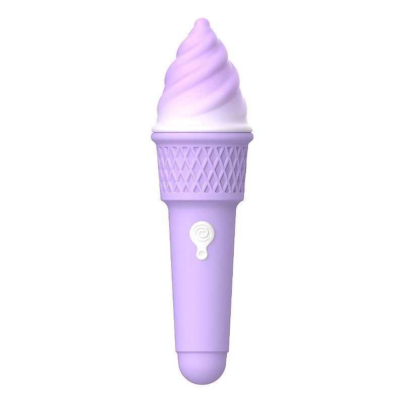Vibrador de Clitóris - Formato de Sorvete - Rosa