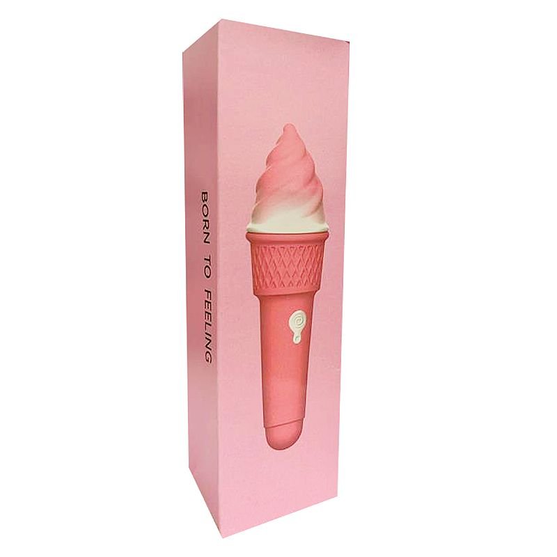 Vibrador de Clitóris - Formato de Sorvete - Rosa
