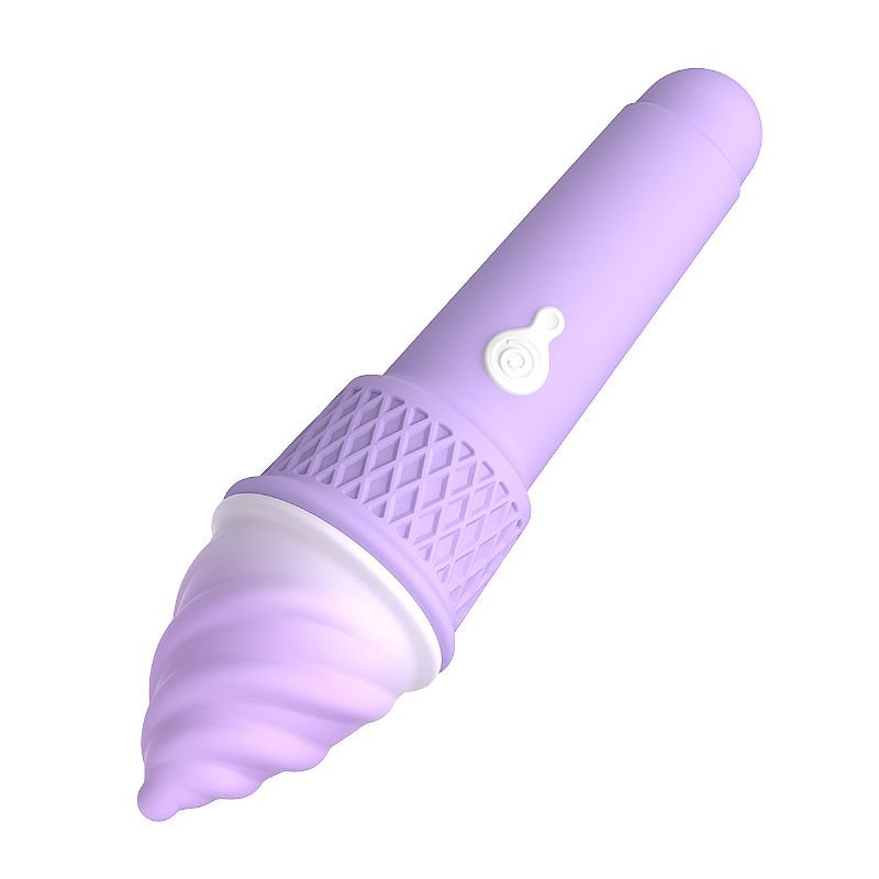 Vibrador de Clitóris - Formato de Sorvete - Roxo