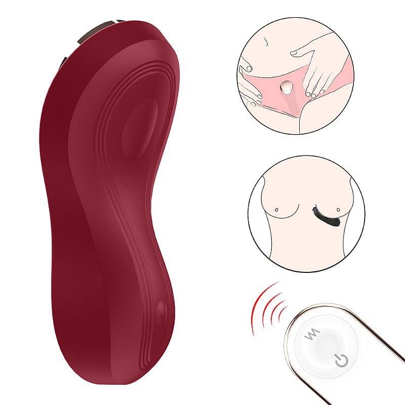 Vibrador de Clitóris para Calcinha - Bell-RCT - S-Hande - Preto