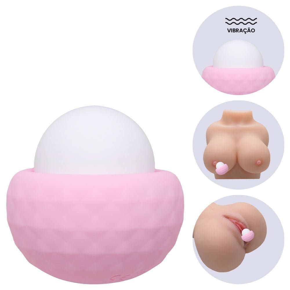 Vibrador De Clitóris Pérola 10 Modos Usb Sexy Import