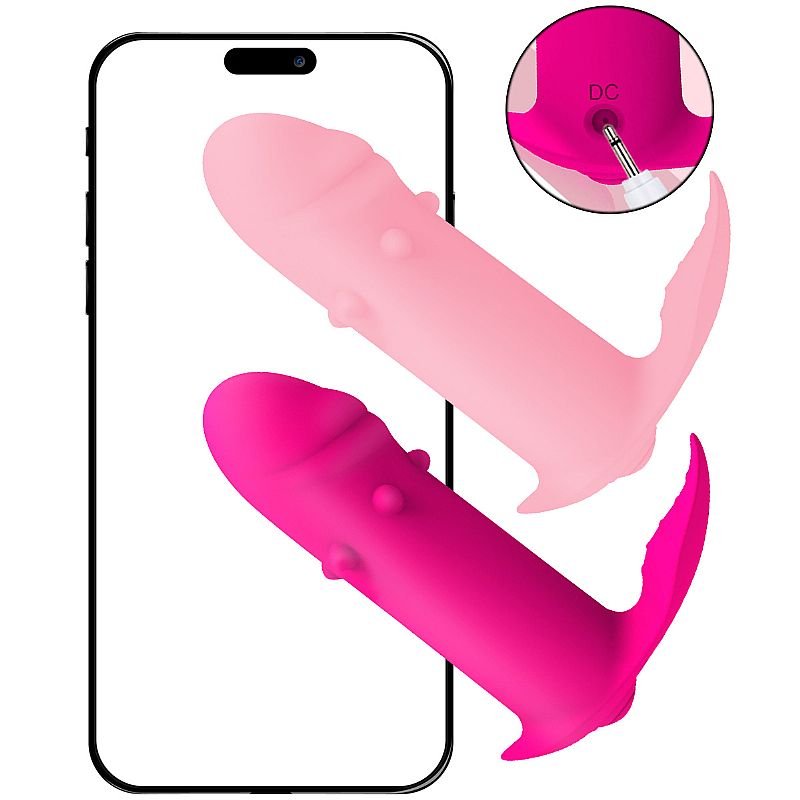 Vibrador de Ponto G - À Longa distância App - Fada Kelly - Pink