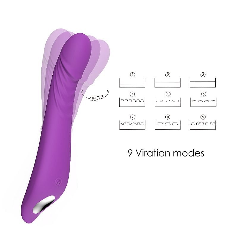 Vibrador de Ponto G - Ares - S-Hande - Roxo