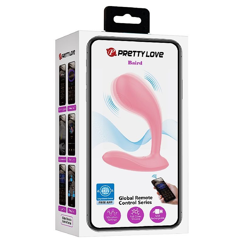 Vibrador de Ponto G - Baird - À Longa Distância - App - Pretty love