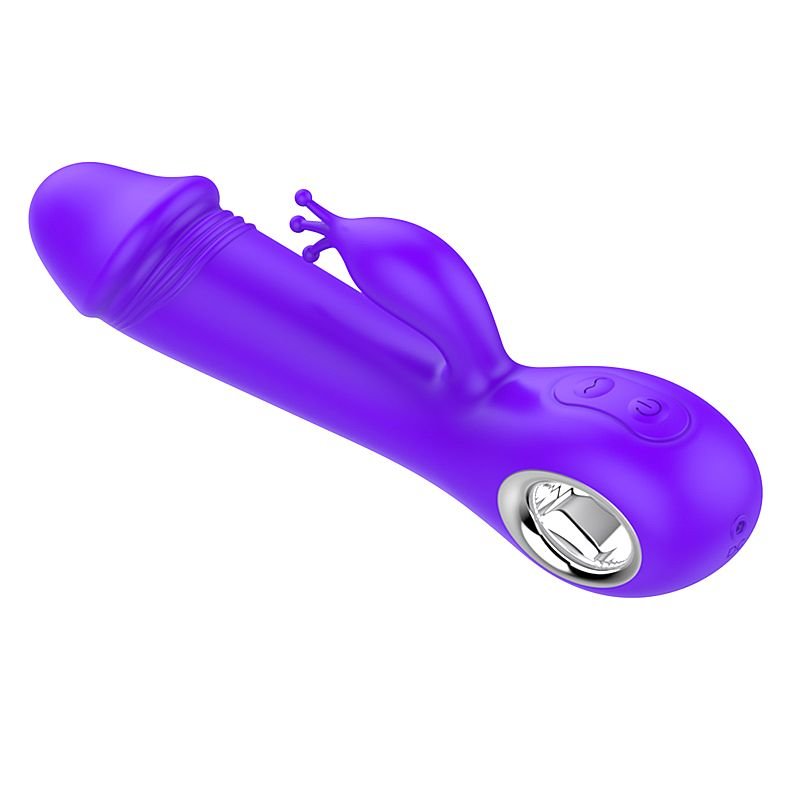 Vibrador de Ponto G com 360° e clitóris - Função de Aquecimento