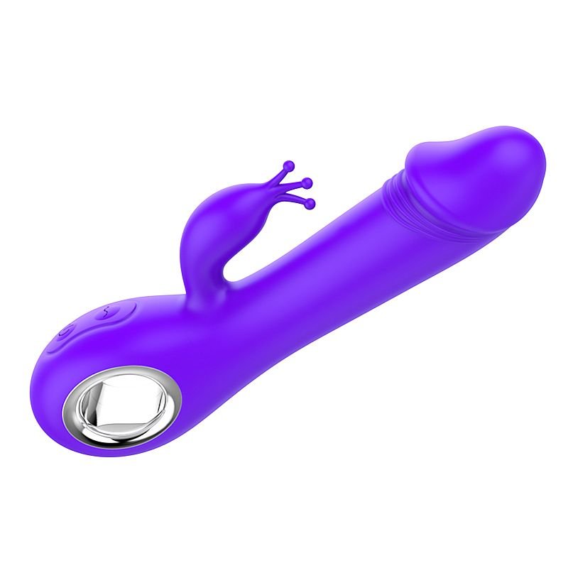 Vibrador de Ponto G com 360° e clitóris - Função de Aquecimento