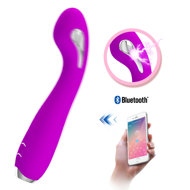 Vibrador de Ponto G com Choque - Homunculus - Pretty Love - Conexão via APP