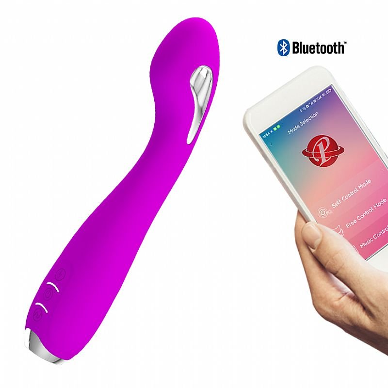 Vibrador de Ponto G com Choque - Homunculus - Pretty Love - Conexão via APP