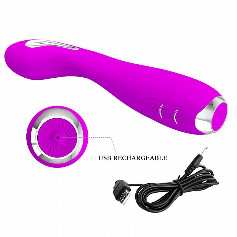 Vibrador de Ponto G com Choque - Homunculus - Pretty Love - Conexão via APP