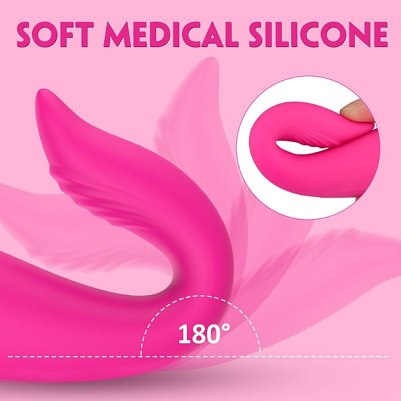 Vibrador de Ponto G com Controle e Dedilhar - Manny-RCT - S-Hande - Roxo