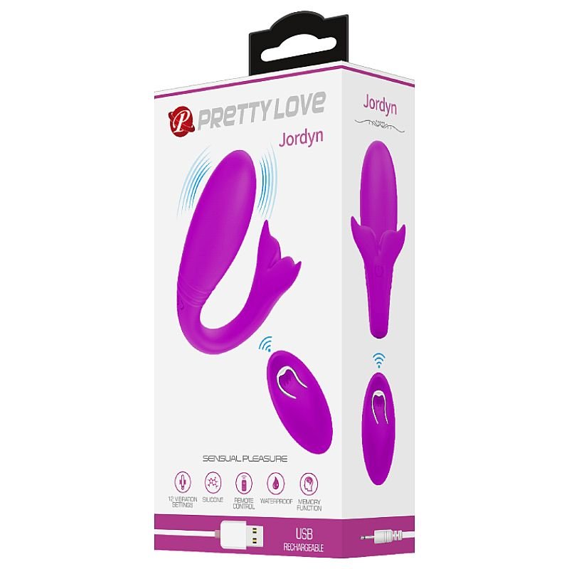 Vibrador de Ponto G com controle - Recarregável - Jordyn - Pretty love