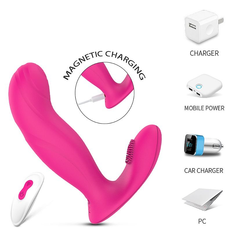 Vibrador de Ponto G com Controle Remoto - Prog-RCT - S-Hande - Roxo