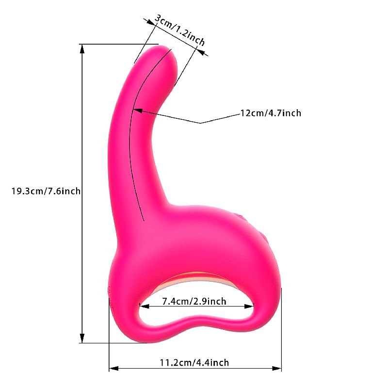 Vibrador de Ponto G com Dedilhar