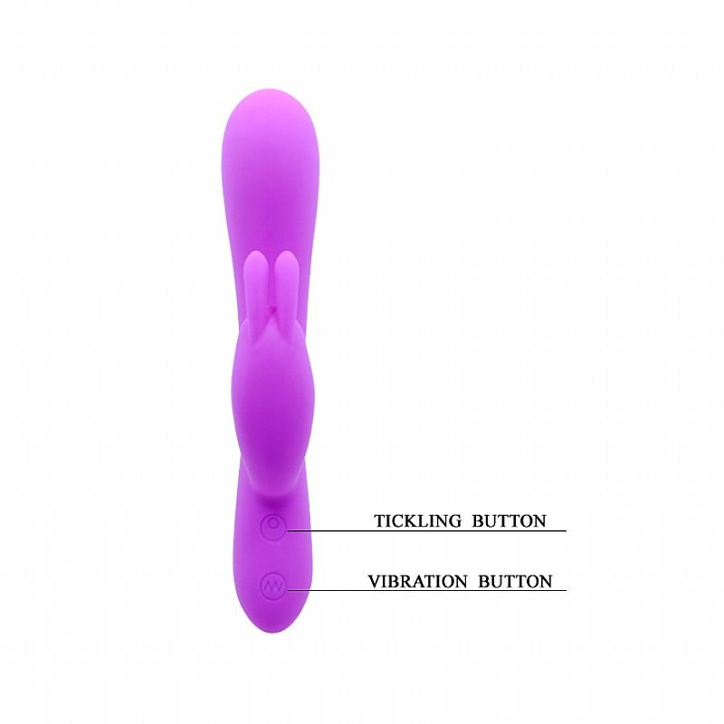 Vibrador de Ponto G com Dedilhar de clitóris - Hobart - Pretty Love - Pink