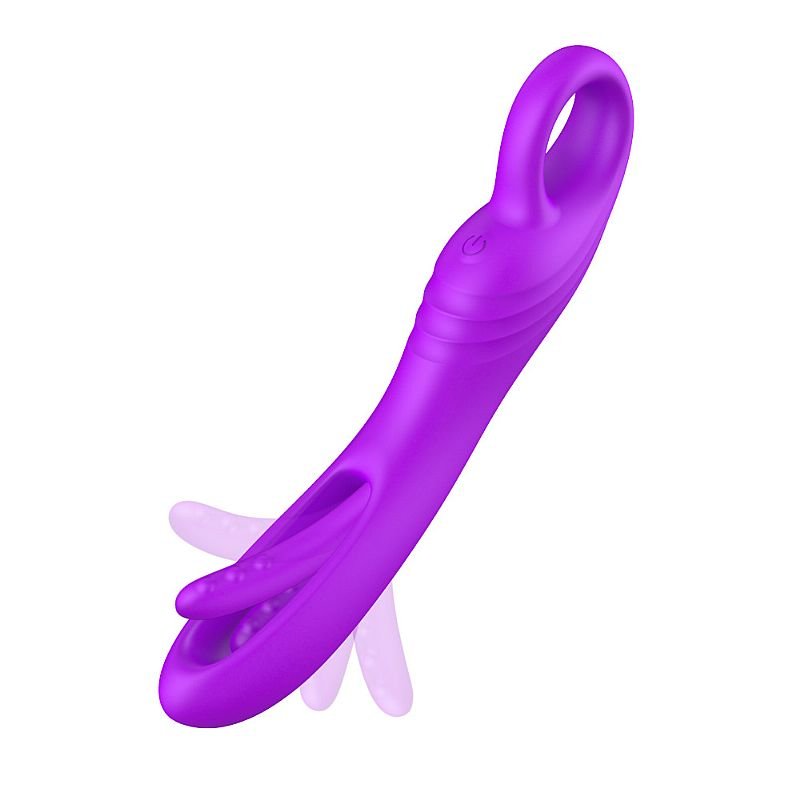 Vibrador de Ponto G com Dedilhar / Slap - Manna