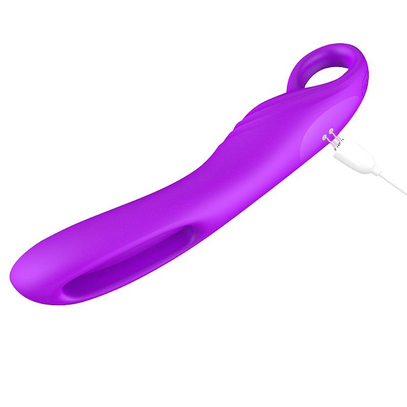Vibrador de Ponto G com Dedilhar / Slap - Manna