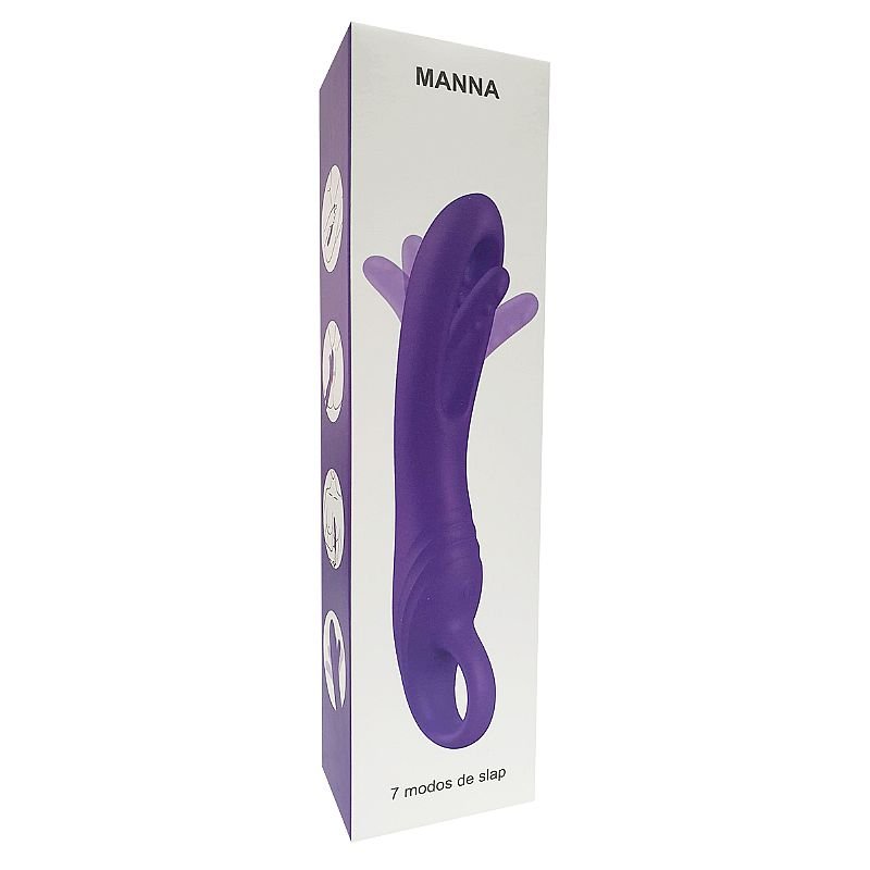 Vibrador de Ponto G com Dedilhar / Slap - Manna
