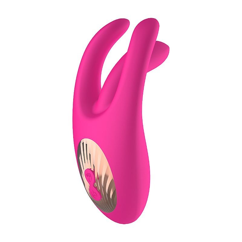 Vibrador de Ponto G com estimulador de Clitóris - Dedilhar / Vem cá