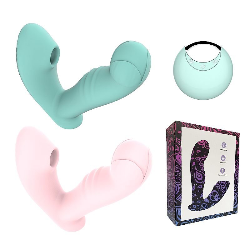 Vibrador de Ponto G com Pulsação - Dedilhar / Vem cá - Verde